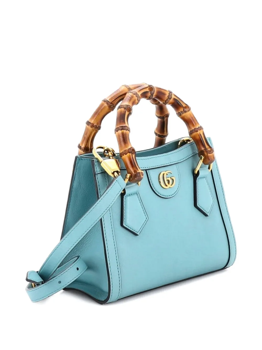 Gucci Pre-Owned ダイアナ NM バンブーハンドル トート レザー ミニ