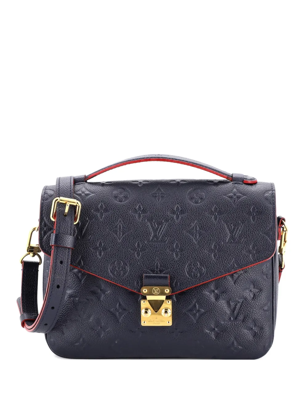 Louis Vuitton Pre-Owned Pochette Metis Monogram Empreinte Leather crossbody bag - Blu