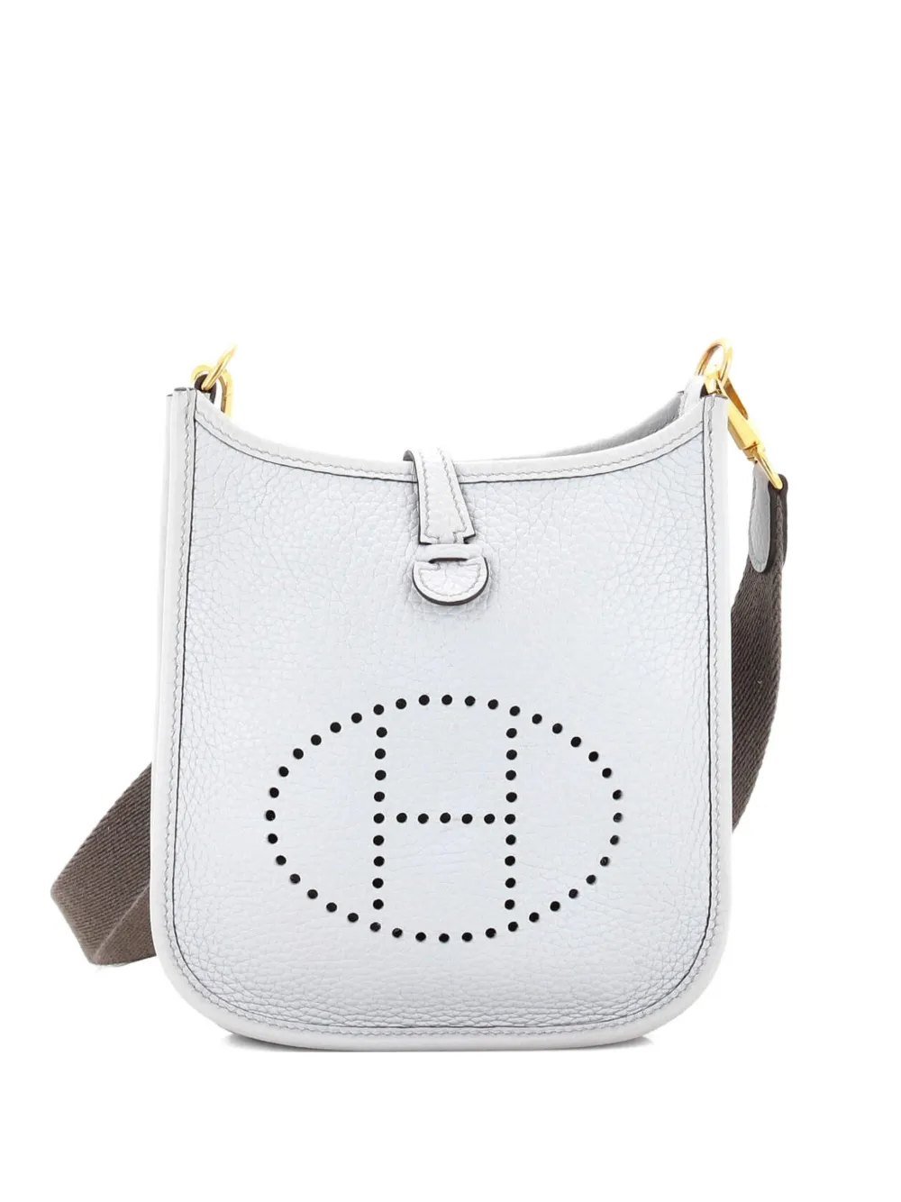 Hermès Pre-Owned Borsa a tracolla Evelyne Bag Gen III Clemence TPM - Blu