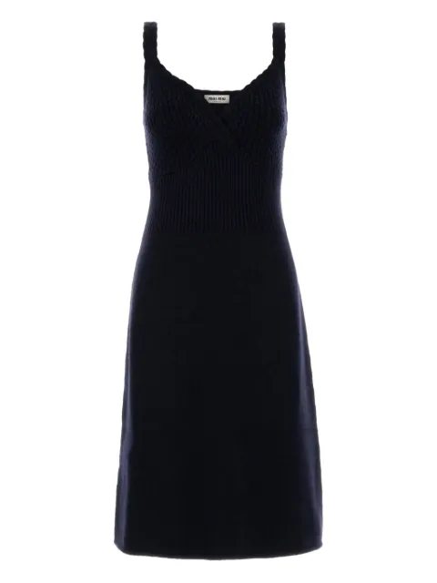 Miu Miu knitted midi dress