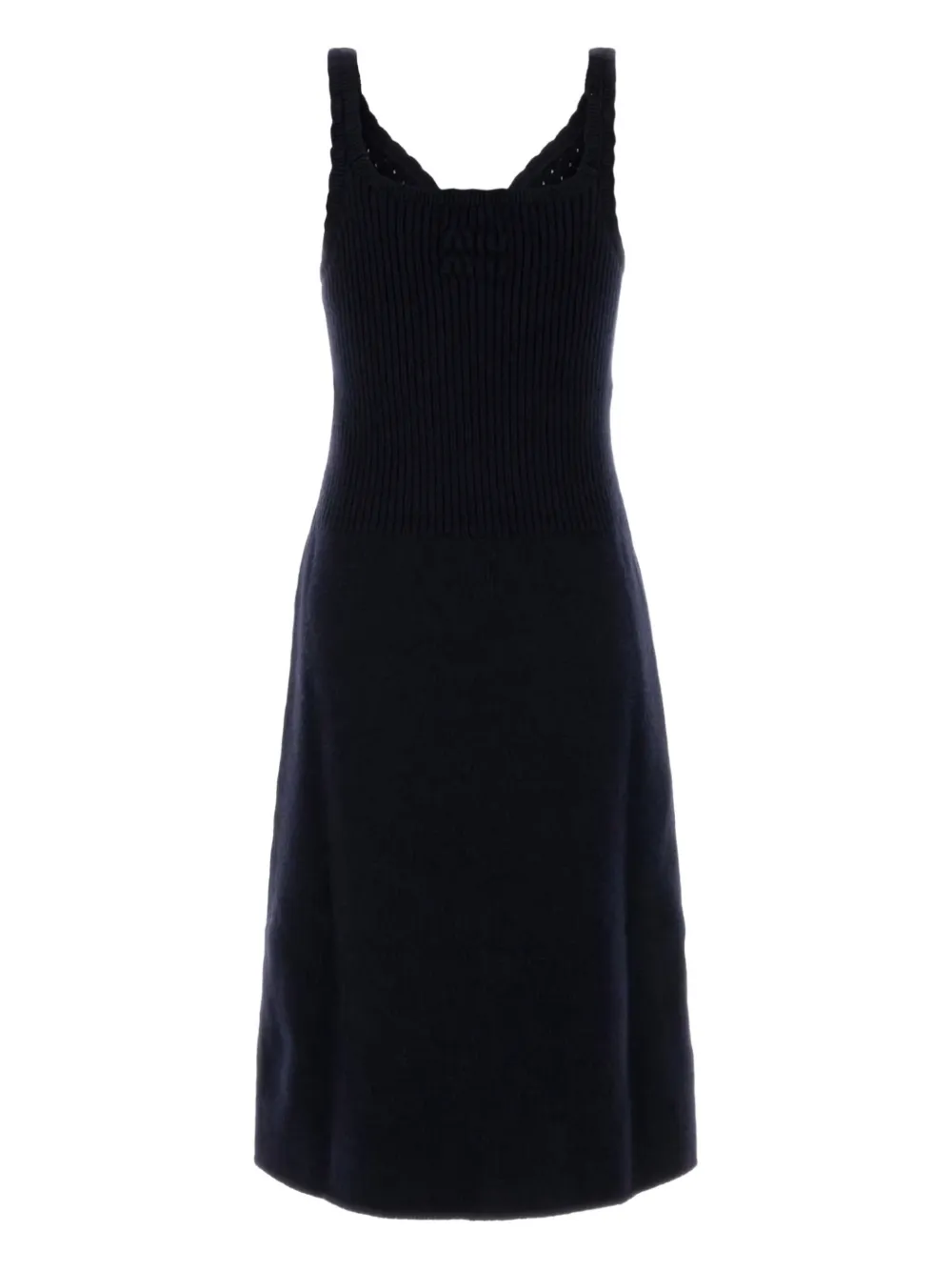 Miu Miu knitted midi dress - Blauw