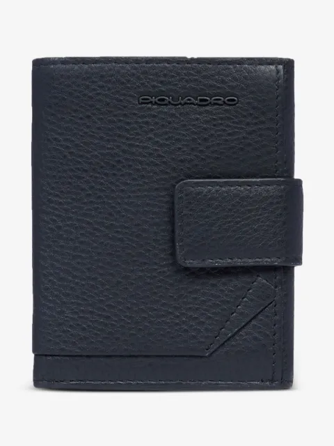 PIQUADRO portefeuille en cuir grainé