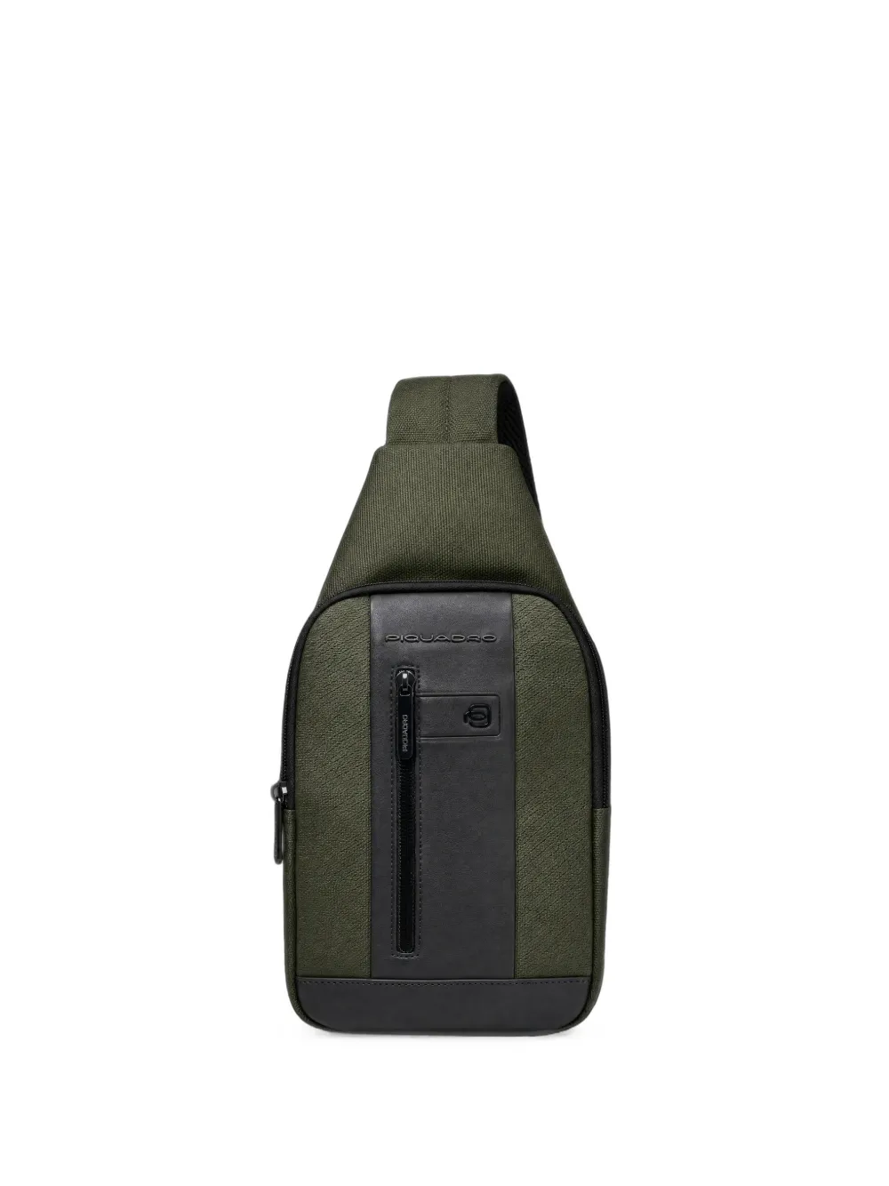 PIQUADRO logo-panelled backpack - Grün