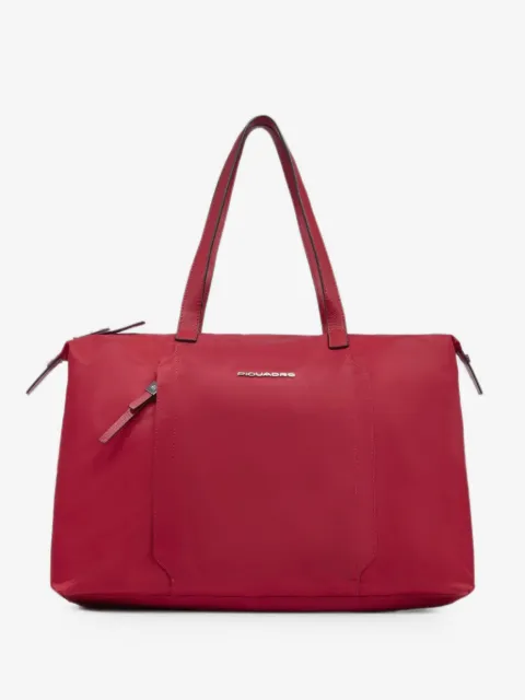 PIQUADRO Borsa porta pc con placca logo
