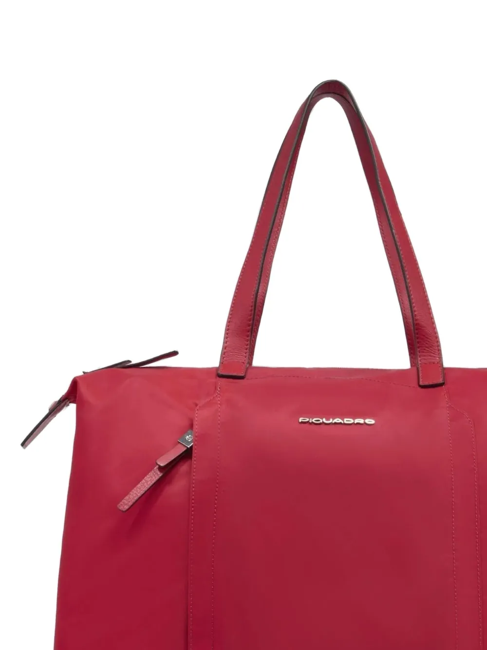 PIQUADRO Laptoptas met logoplakkaat Rood