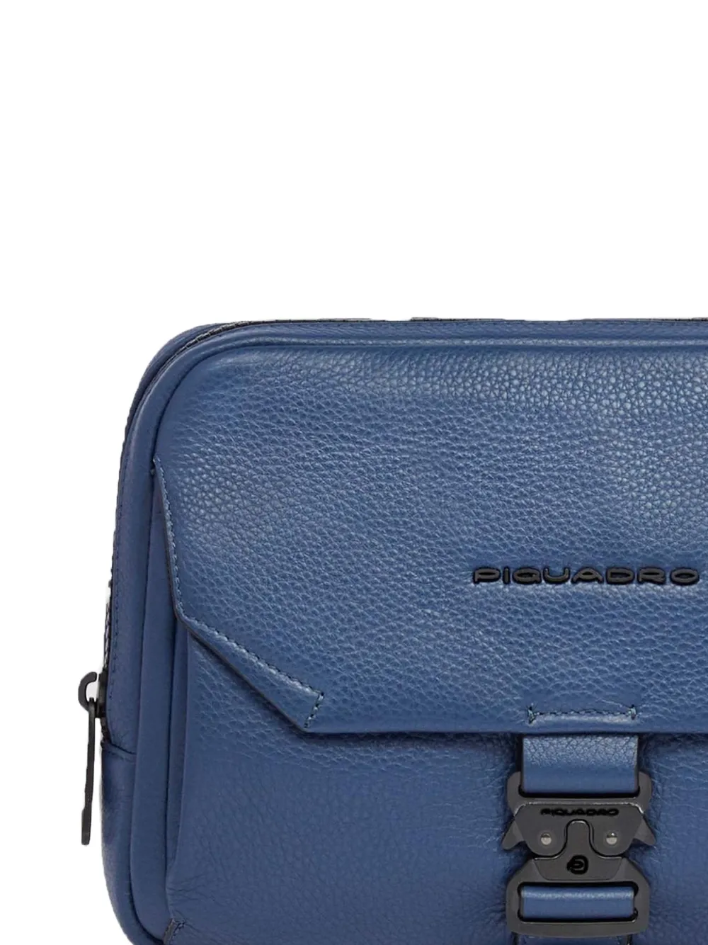 PIQUADRO Leren clutch Blauw