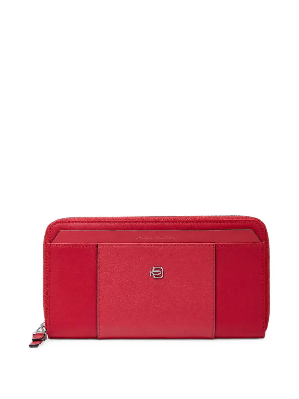 PIQUADRO Portemonnee met logoplakkaat Rood