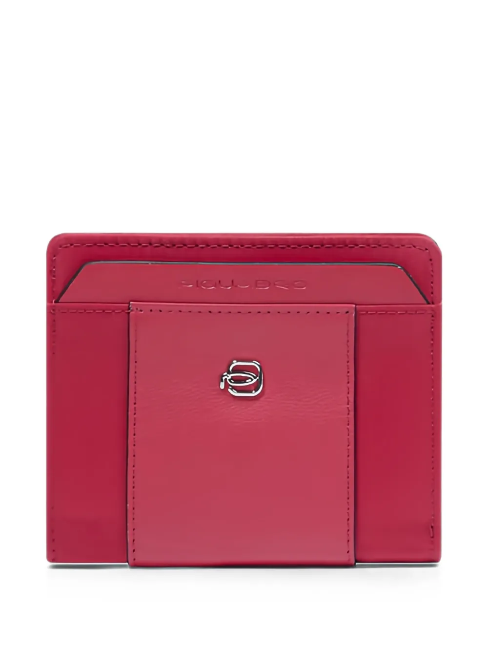PIQUADRO Kartenetui mit Logo-Schild - Rosa