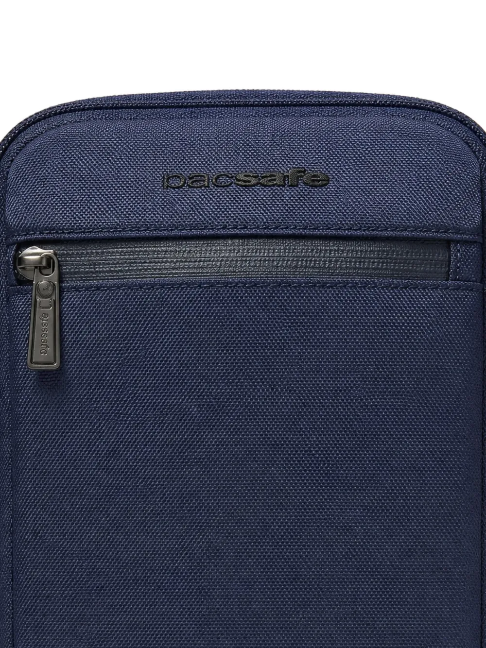 PIQUADRO Rugzak met logoplakkaat en ritssluiting Blauw