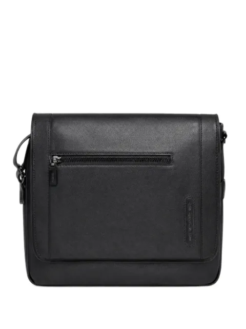 PIQUADRO logo-embossed messenger bag