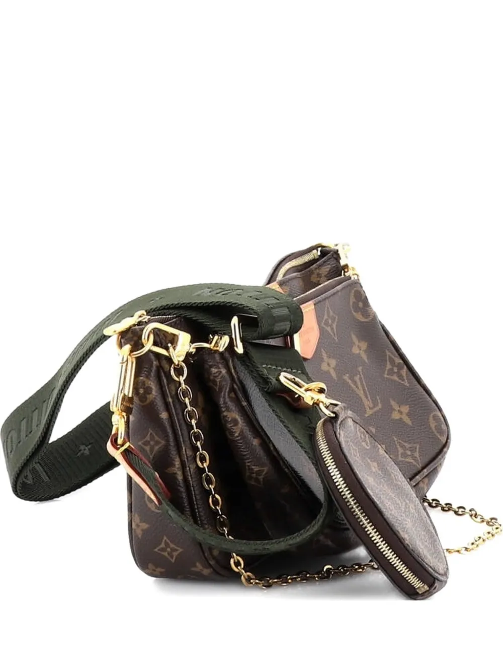 Louis Vuitton Pre-Owned Multi Pochette Accessoires Monogram Canvas crossbody bag - Marrone