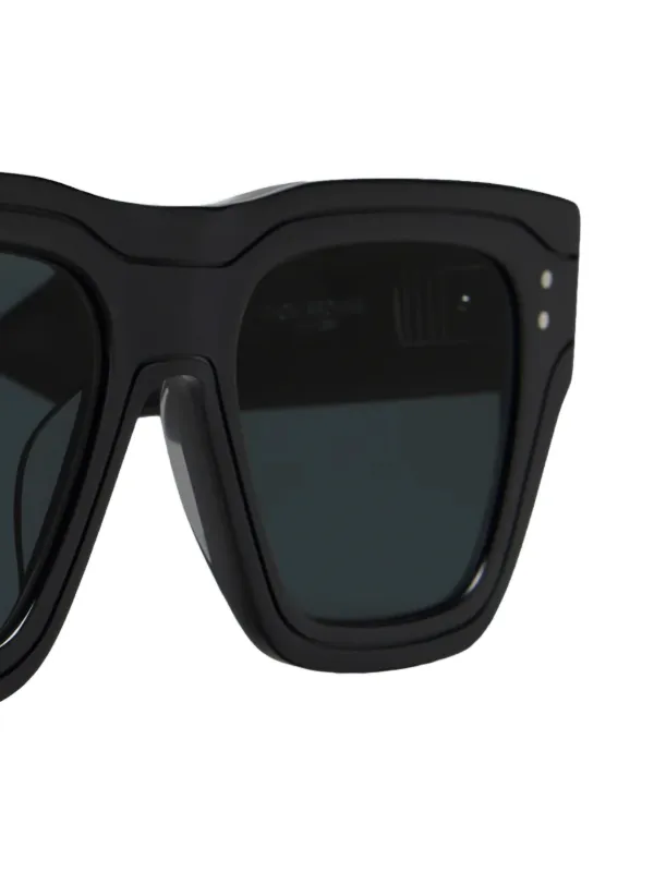 Thom Browne Eyewear square-frame Sunglasses | Black | FARFETCH RO