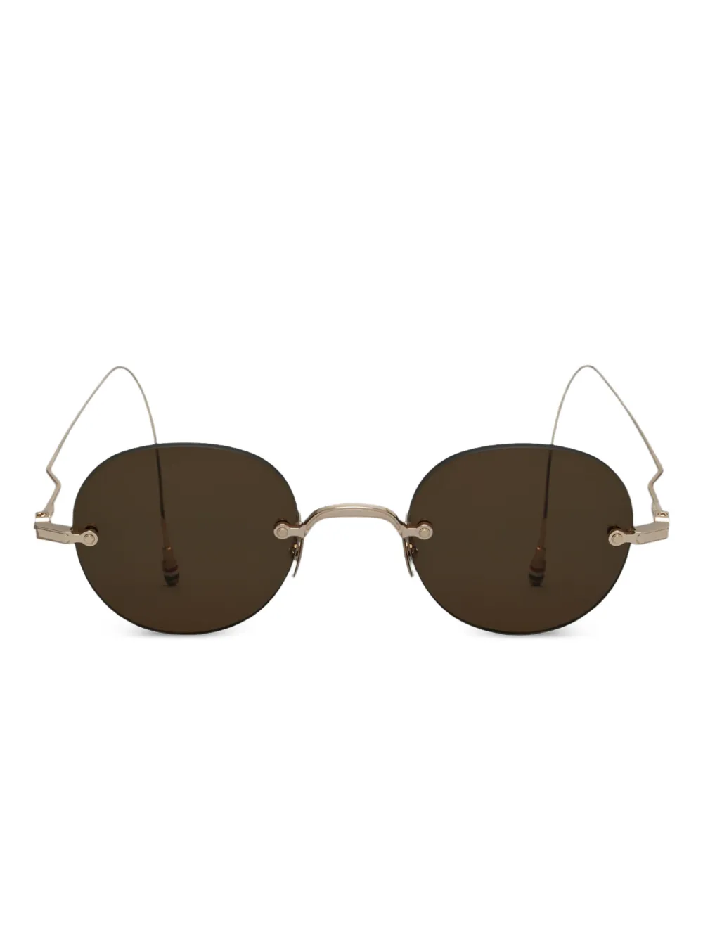 Thom Browne Eyewear round-frame sunglasses | Gold | Image 1