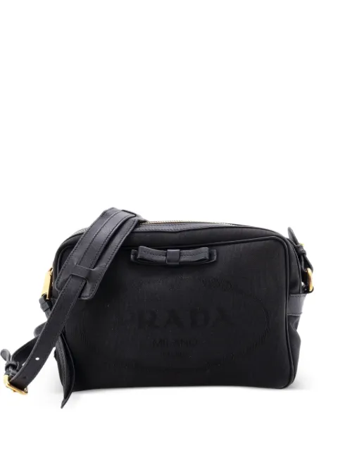 Prada Pre-Owned Logo Camera Bag Canvas Small crossbody bag