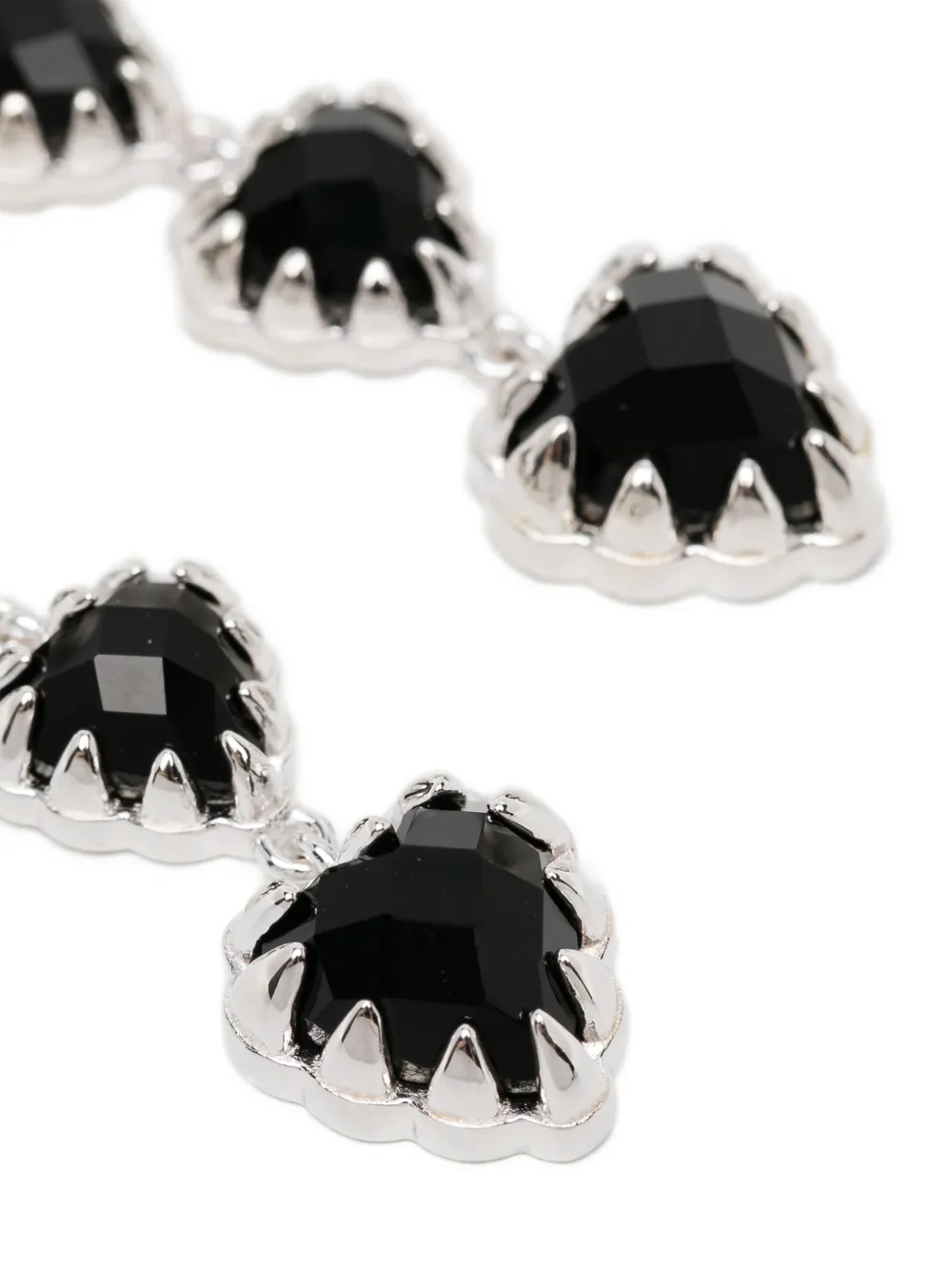 Stolen Girlfriends Club Love Claw Eternity oorbellen - Zwart