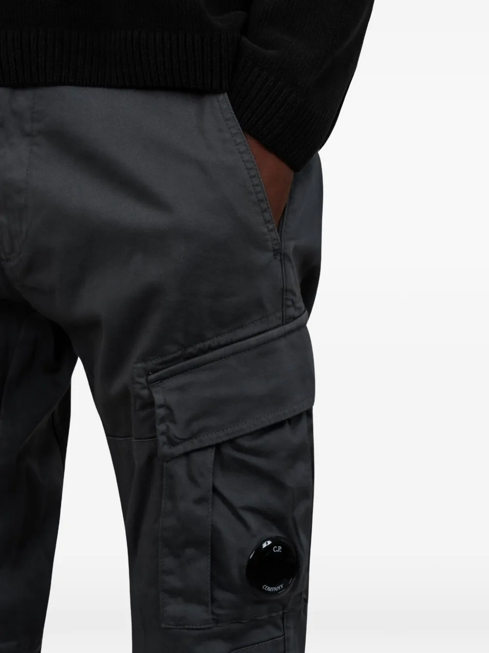C.P. Company Broek met cargo zak Grijs