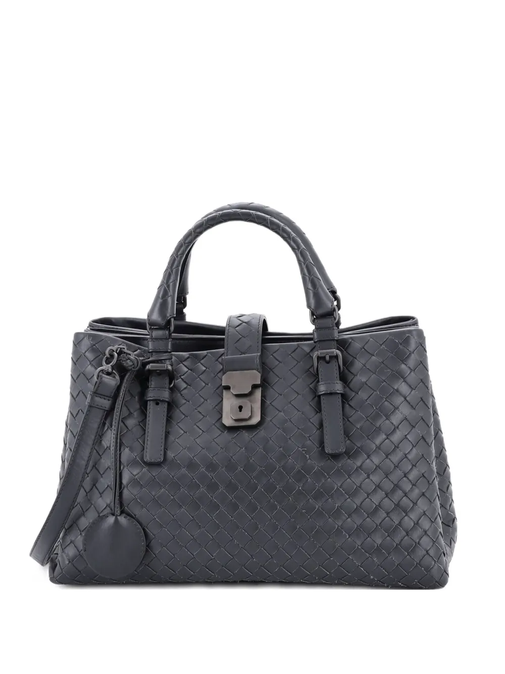 Bottega Veneta Pre-Owned Roma Bag Intrecciato Nappa Small tote bag - Grigio