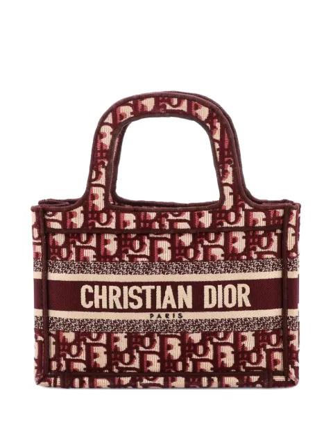 Christian Dior Pre-Owned Book Oblique Canvas Mini tote bag