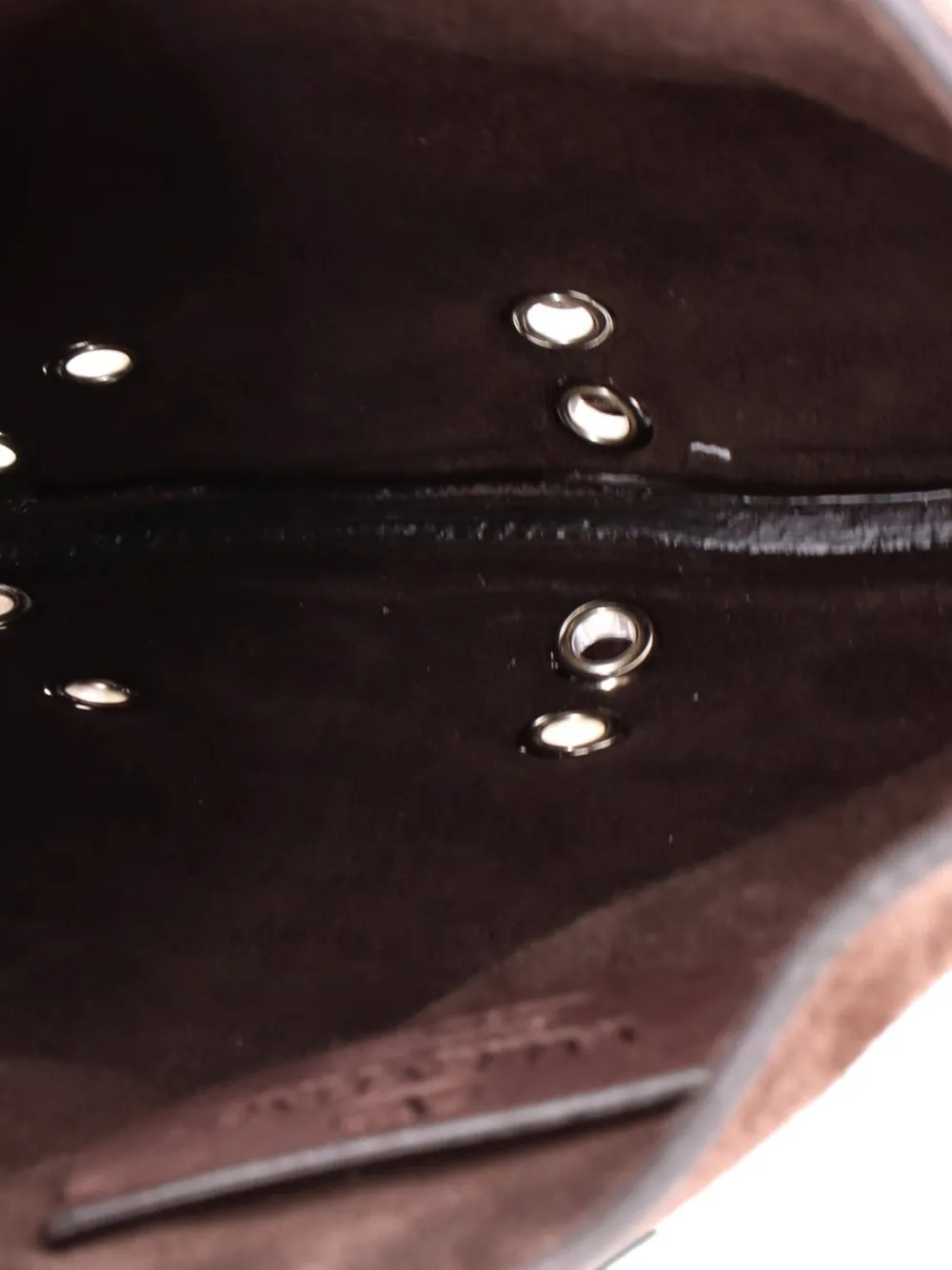 Pre-owned Valentino Garavani Nellcote Shoulder Bag Studded Suede Crossbody Bag In Brown