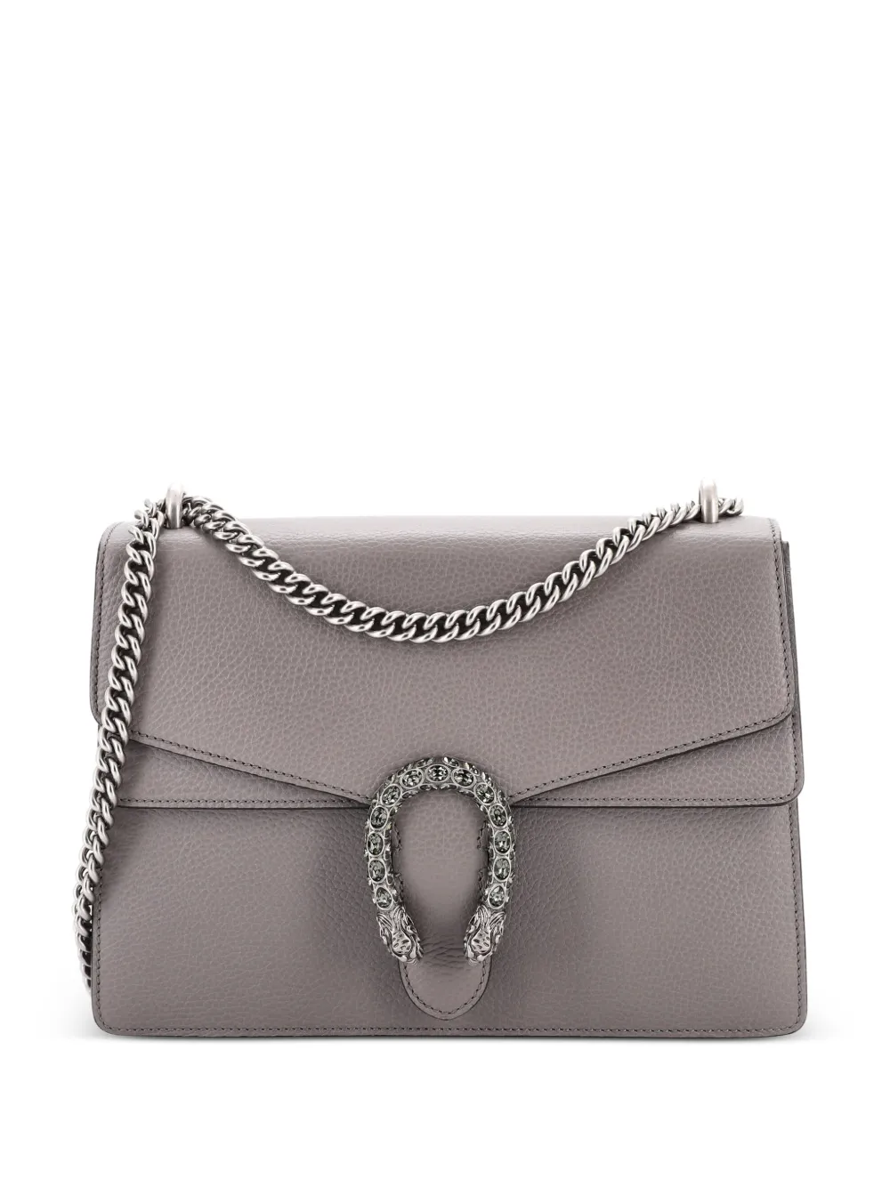 Gucci Pre-Owned Dionysus Bag Leather Medium shoulder bag - Grigio
