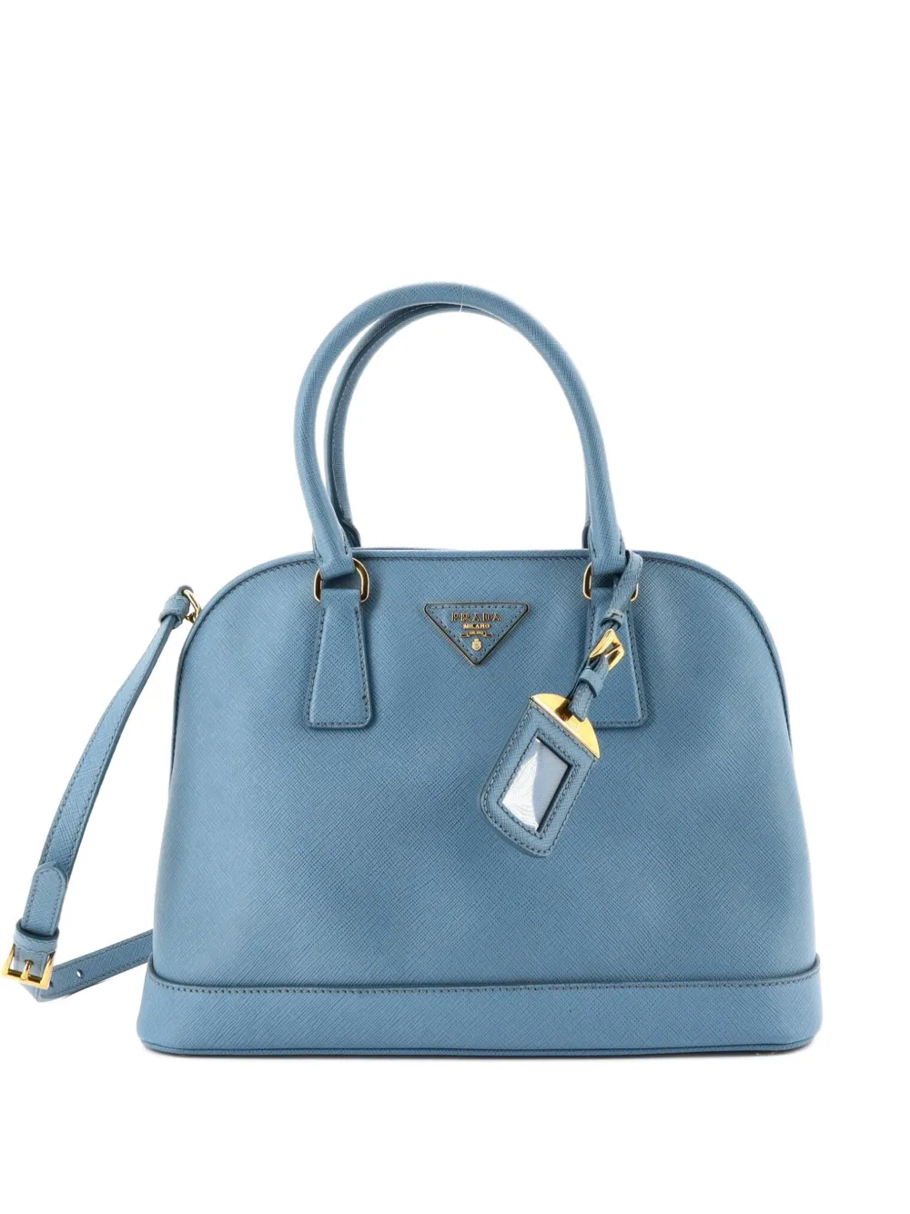 Prada Pre-Owned Open Promenade Bag Saffiano Leather Medium tote bag - Blue