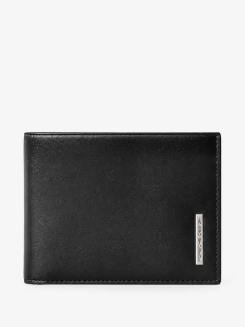 PIQUADRO logo-plaque bifold wallet