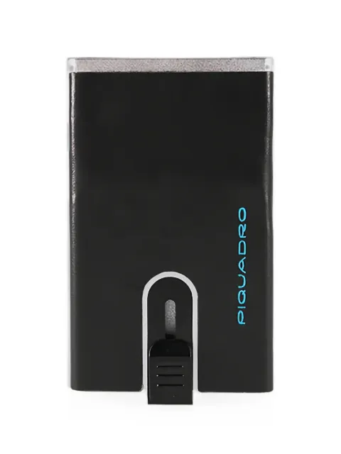 PIQUADRO logo-print card holder