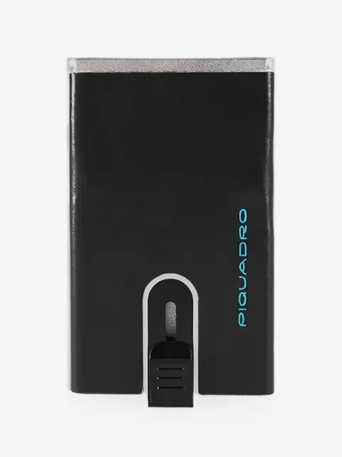 PIQUADRO logo-print card holder