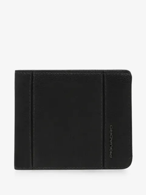 PIQUADRO logo-plaque bifold wallet