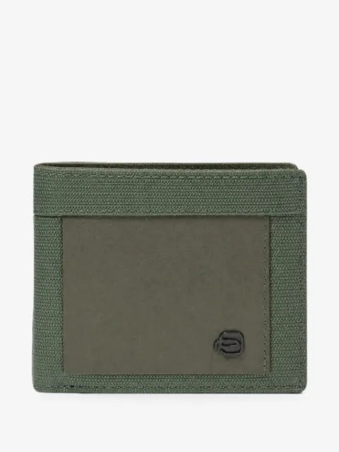 PIQUADRO logo-plaque panelled wallet