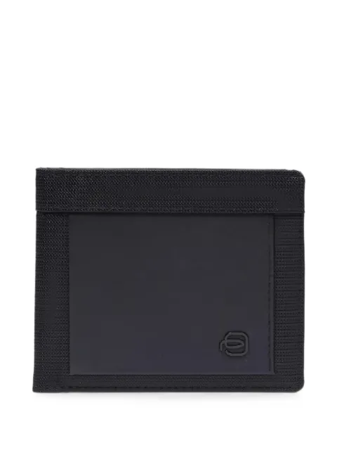 PIQUADRO logo-patch bifold wallet