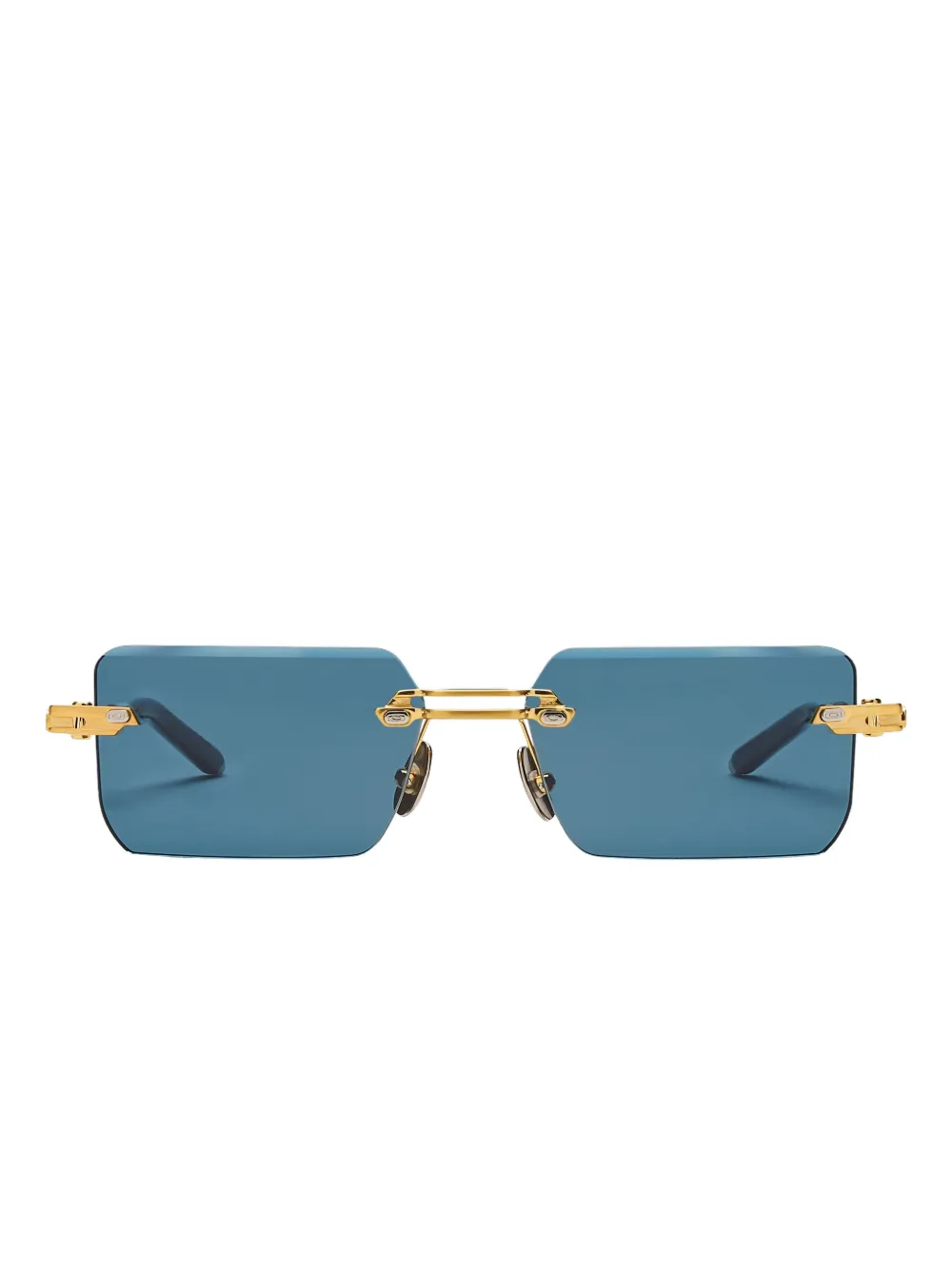 T Henri Eyewear rimless square-frame sunglasses | dorado | Image 1