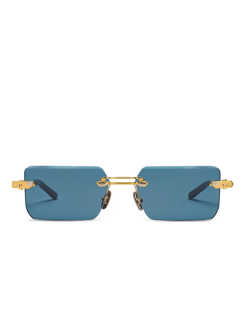 T Henri Eyewear rimless square-frame sunglasses - Gold