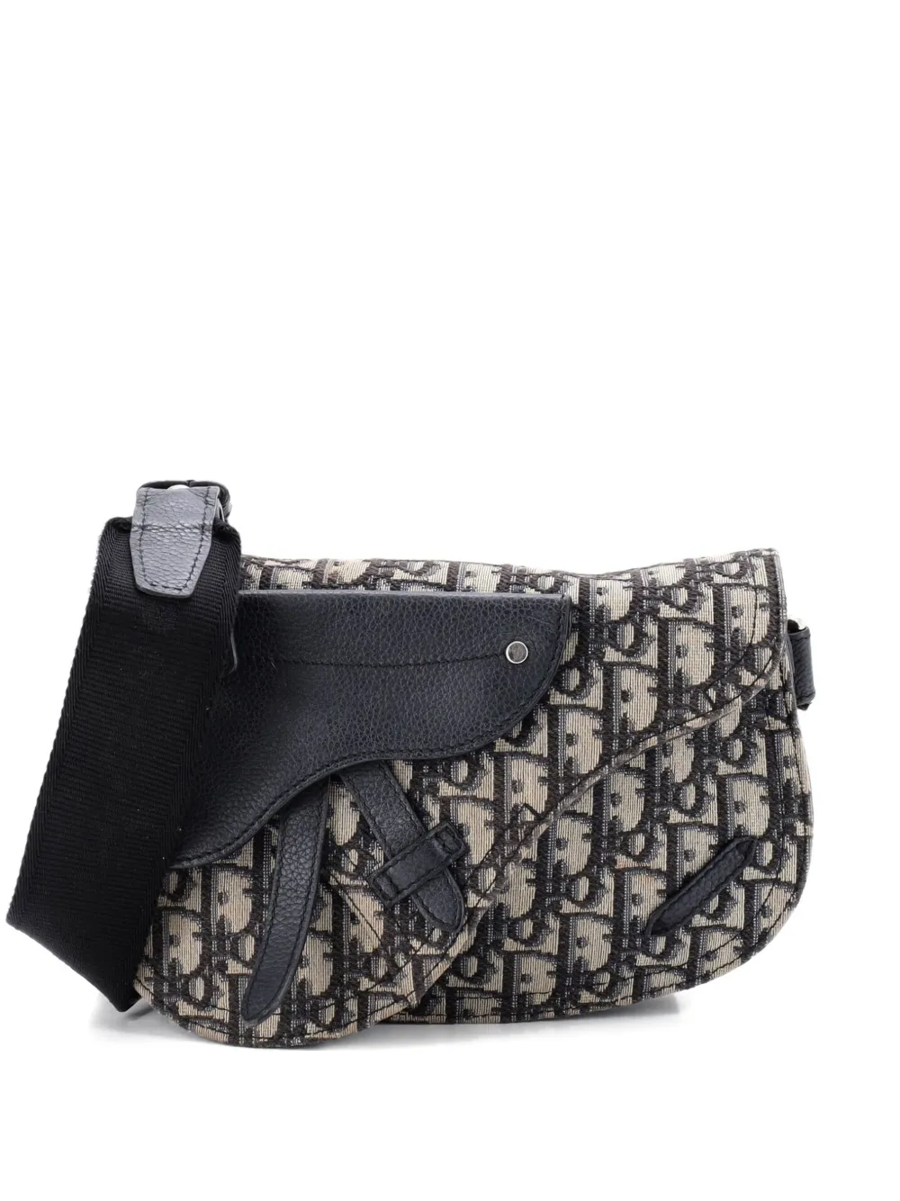 Christian Dior Pre-Owned Saddle Messenger Pouch Oblique Canvas crossbody bag - Blu