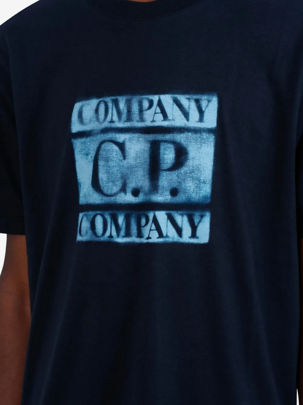 C.P. Company T-shirt met logodetail Blauw