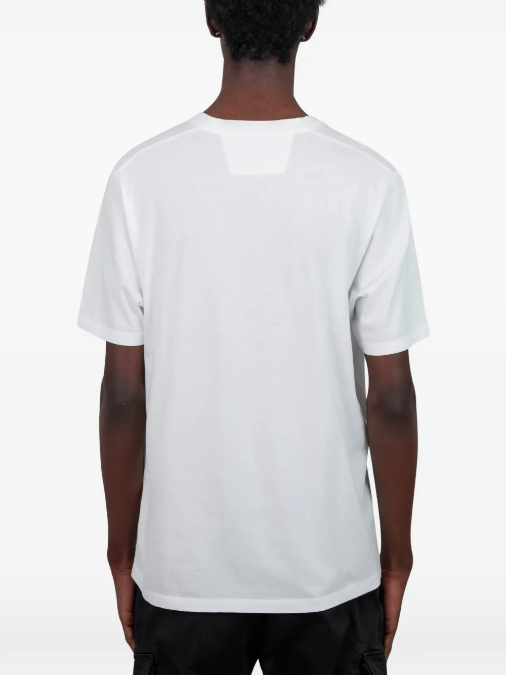 C.P. Company Jersey T-shirt met korte mouwen en logo Wit