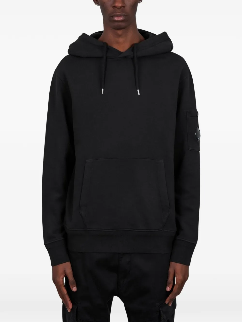 C.P. Company long-sleeve hoodie - Schwarz