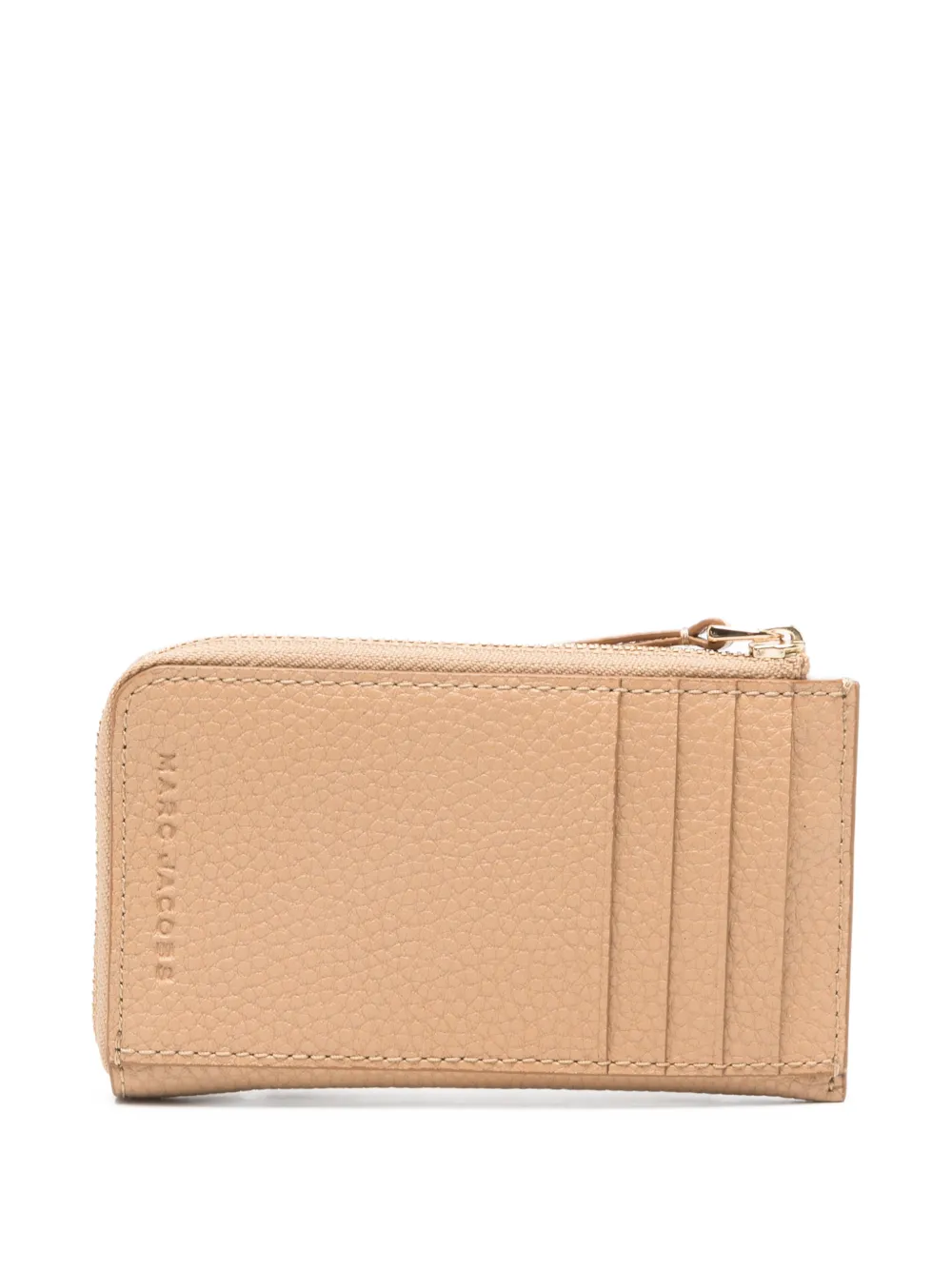 Marc Jacobs logo-detail zip-fastening wallet - Beige