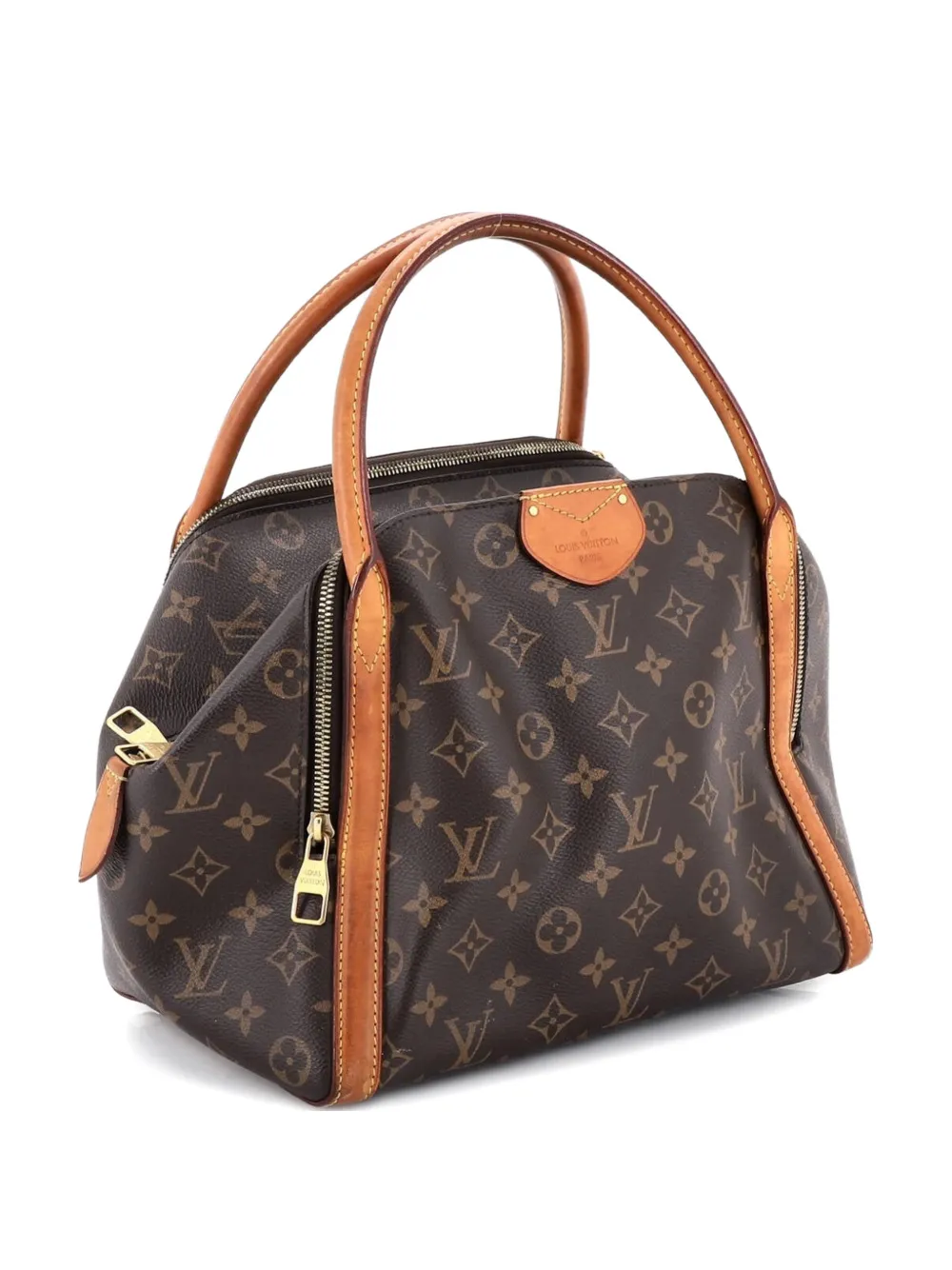 Louis Vuitton Pre-Owned Marais Handbag Monogram Canvas MM satchel - Marrone