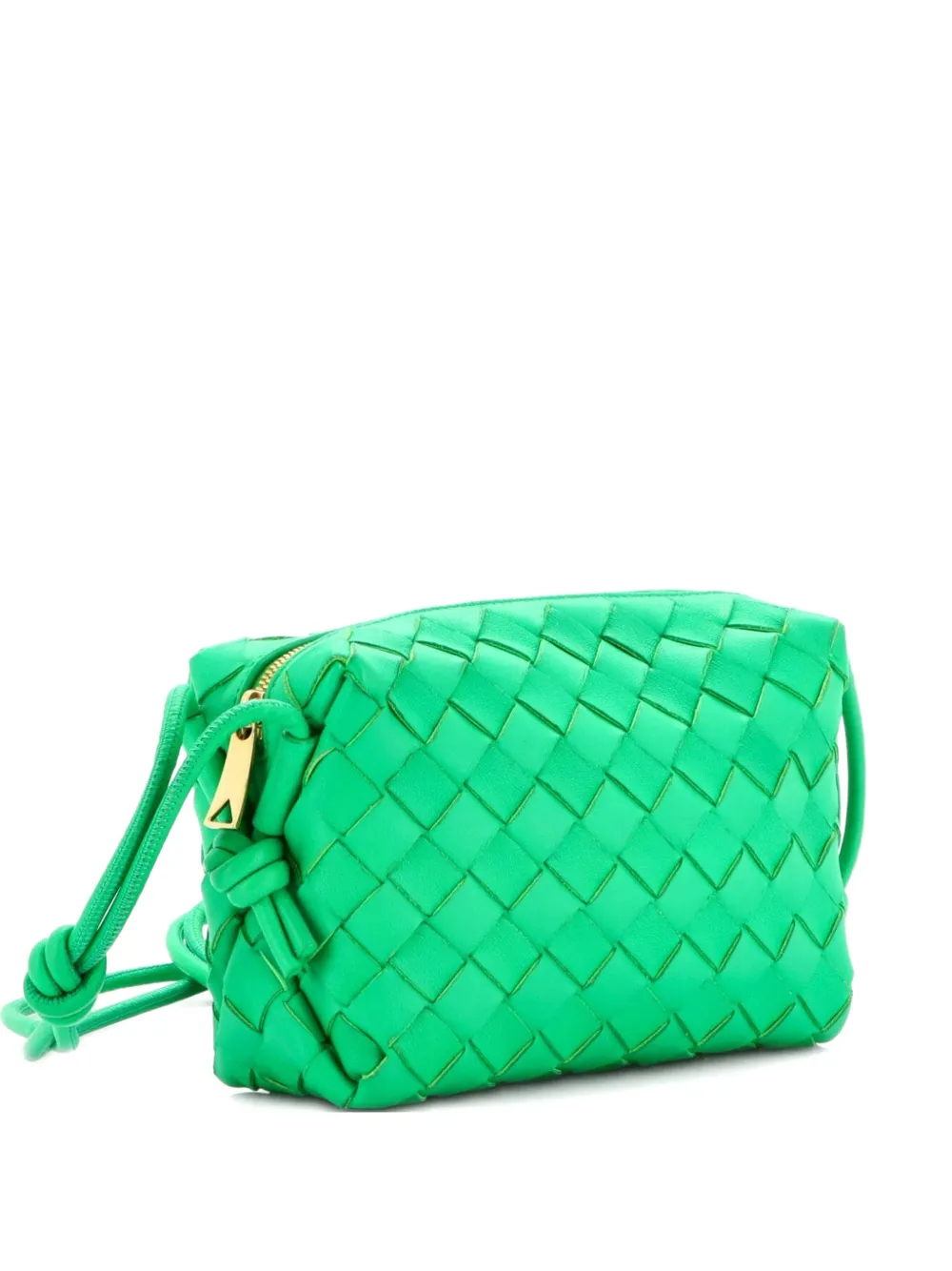 Bottega Veneta Pre-Owned Loop Intrecciato Nappa Mini crossbody bag - Verde