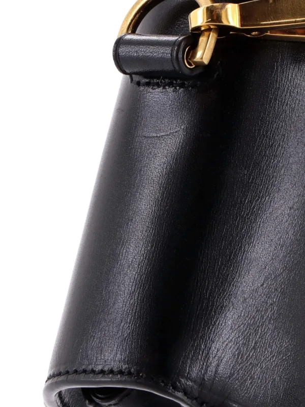 Saint Laurent Pre-Owned Manhattan Top Handle Flap Bag Canvas With
