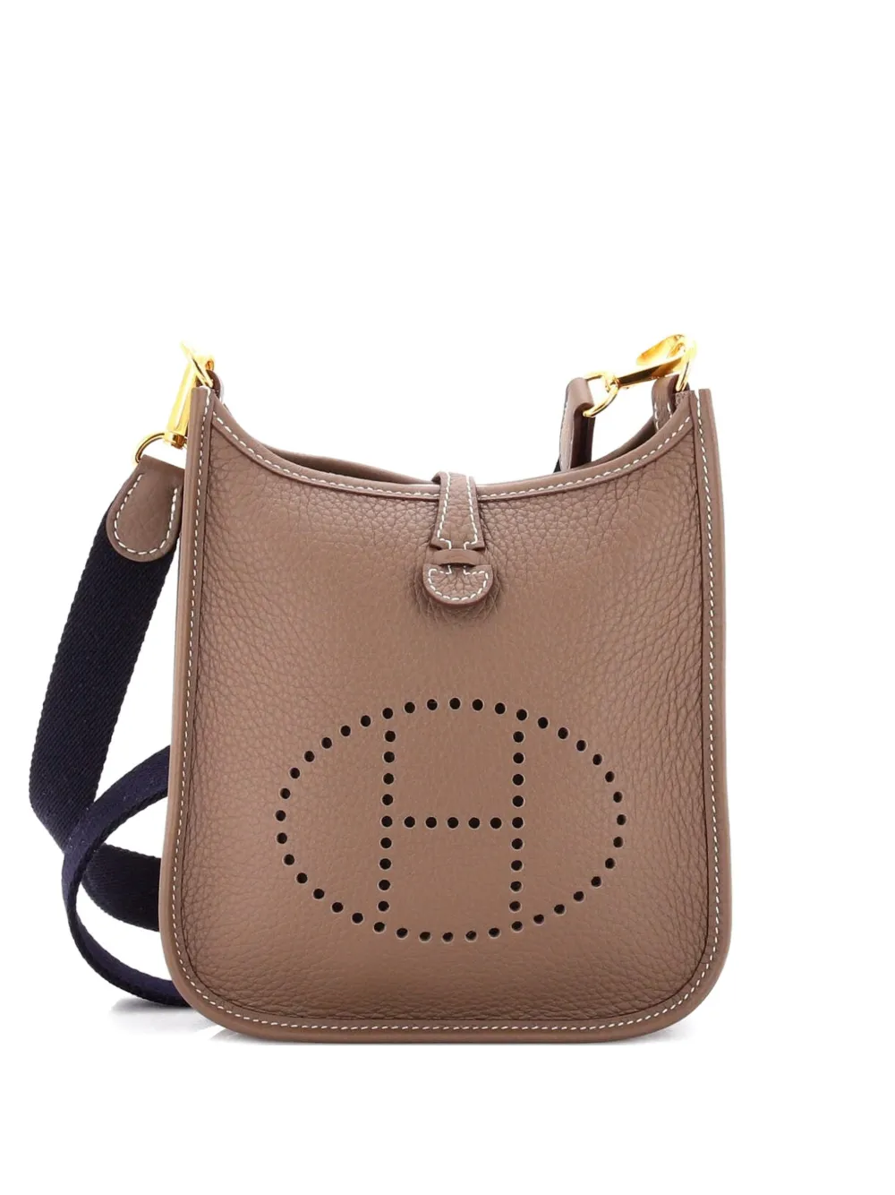 Hermès Pre-Owned Evelyne Bag Gen III Clemence TPM crossbody bag - Grey