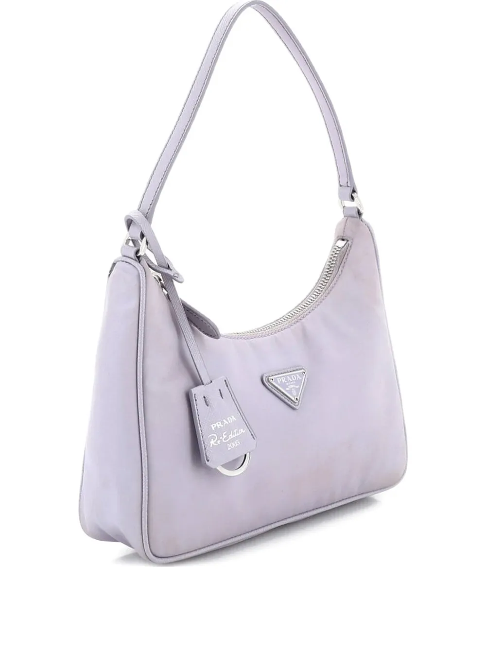 Prada Pre-Owned Re-Edition 2000 Tessuto Mini hobo bag - Viola