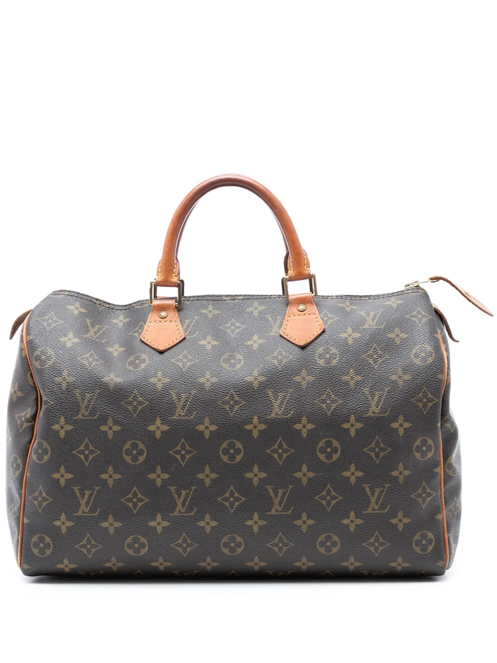 Louis Vuitton Pre-Owned Borsa Speedy 35 Boston con monogramma 2008 - Marrone