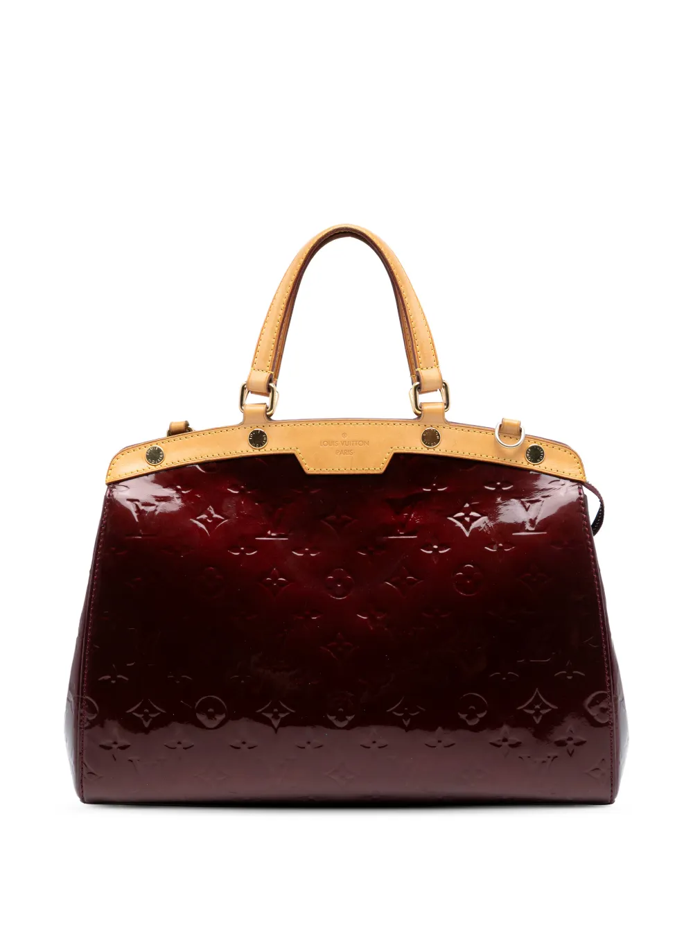 Louis Vuitton Pre-Owned 2013 Monogram Vernis Brea MM satchel - Red
