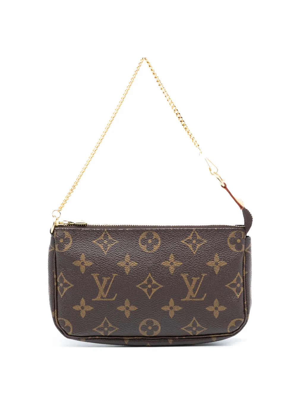 Louis Vuitton Pre-Owned 2002 Monogram Mini Pochette Accessoires handbag - Marrone