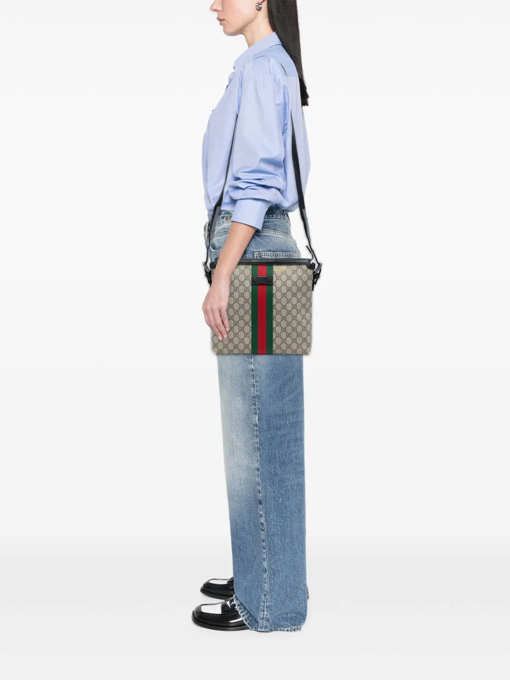 Gucci Pre-Owned bolsa crossbody GG Supreme Web 2016-2025 | Hombre | Image 2