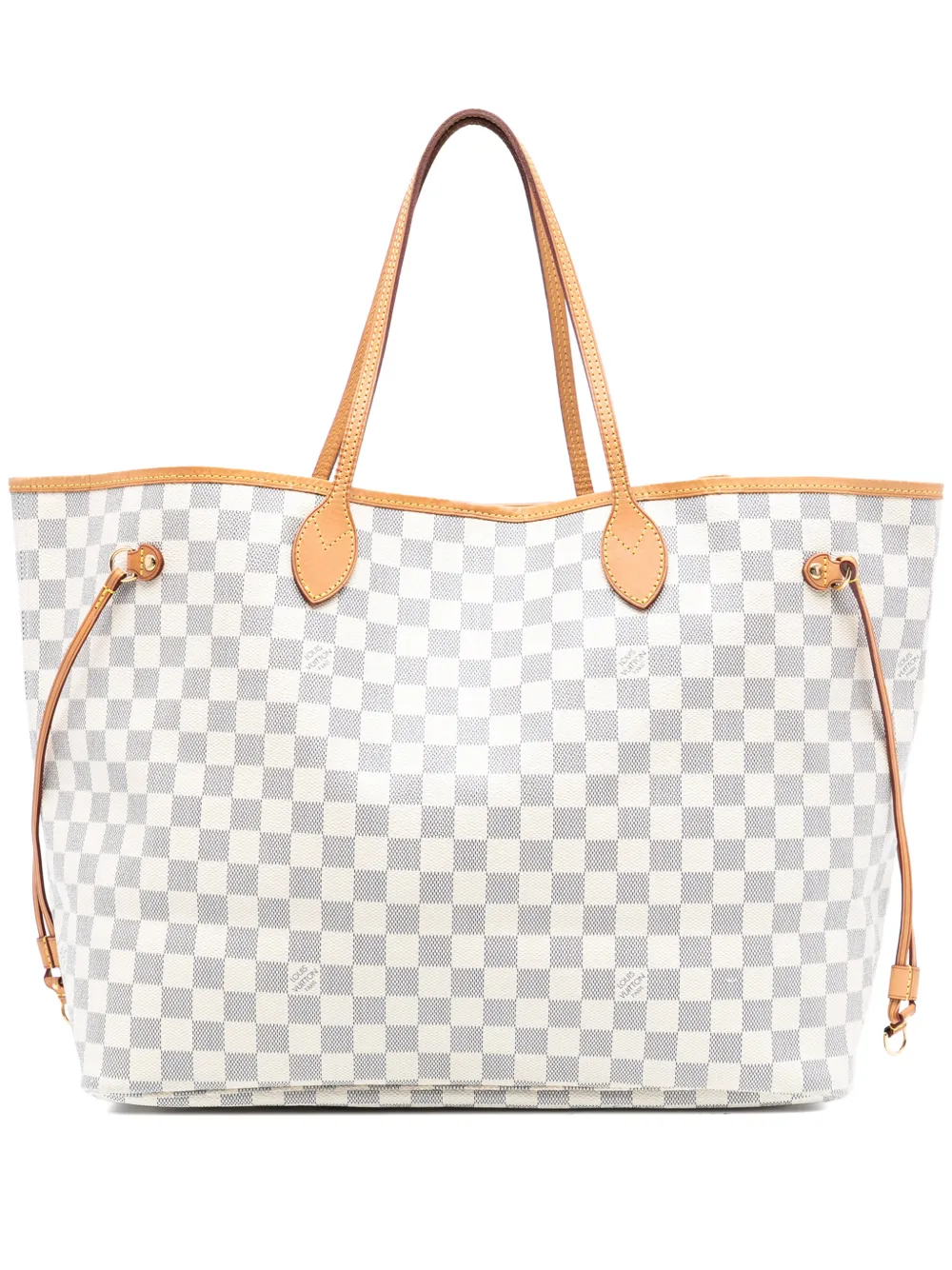 Louis Vuitton Pre-Owned 2010 Damier Azur Neverfull GM tote bag - Bianco
