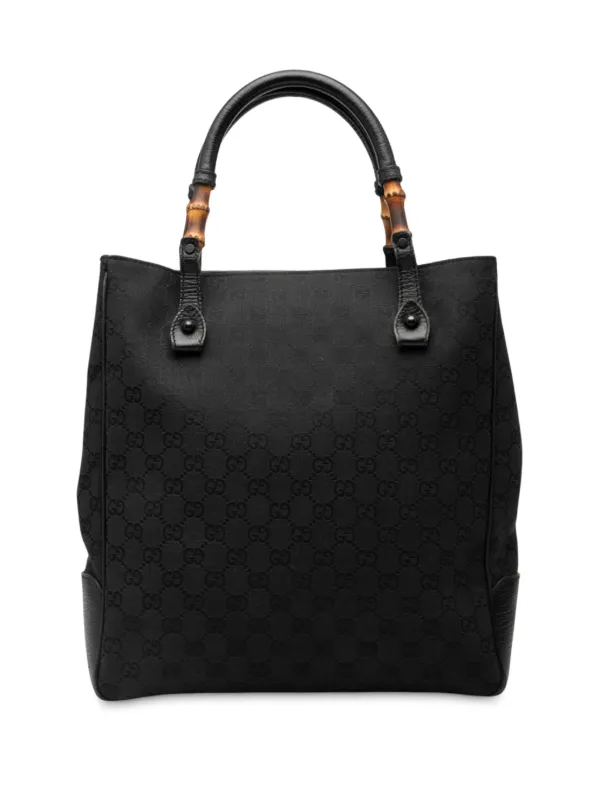 Gucci Pre-Owned 2000-2015 GGキャンバス バンブー トートバッグ 