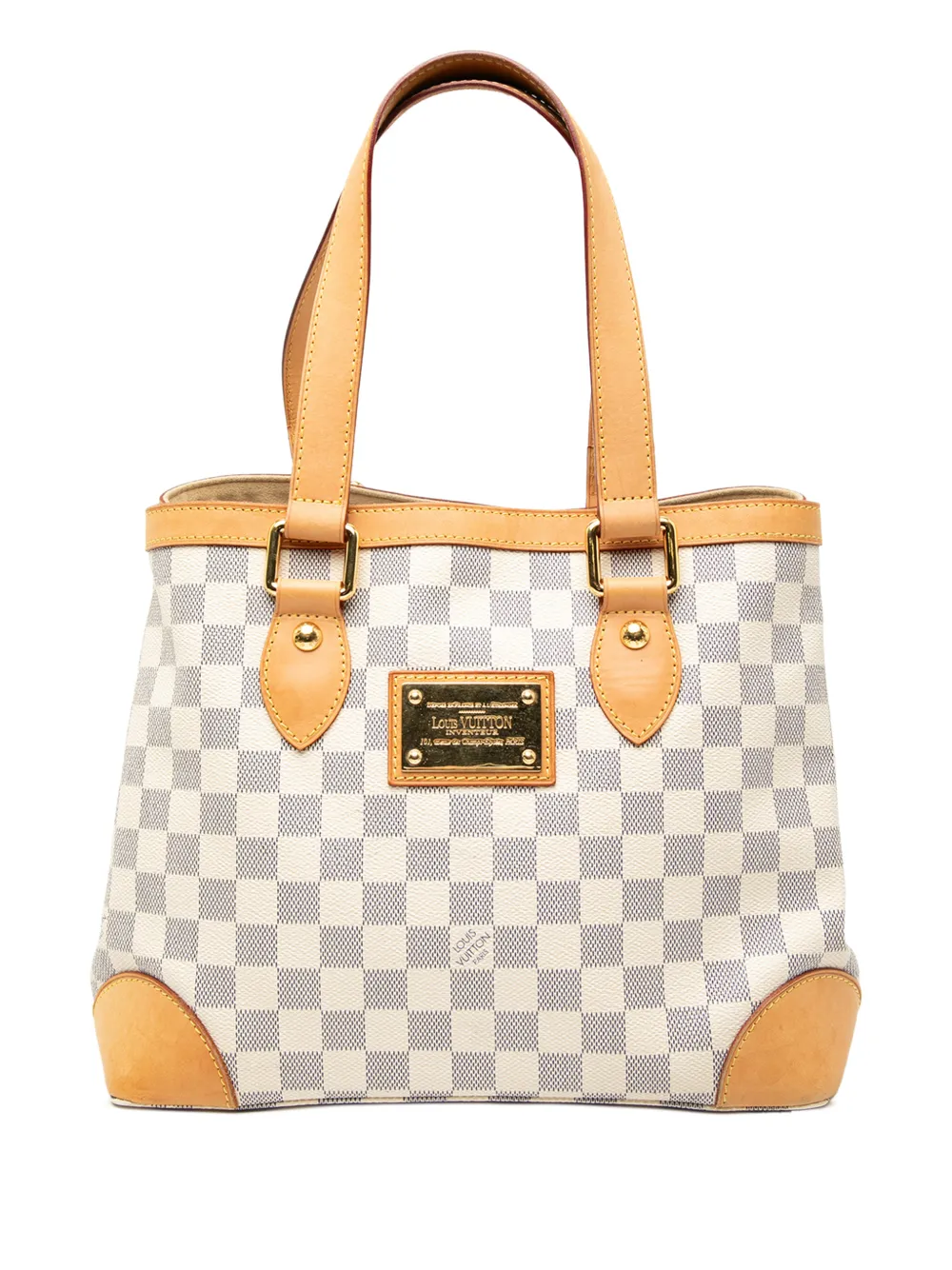 Louis Vuitton Pre-Owned 2009 Damier Azur Hampstead PM tote bag - Bianco